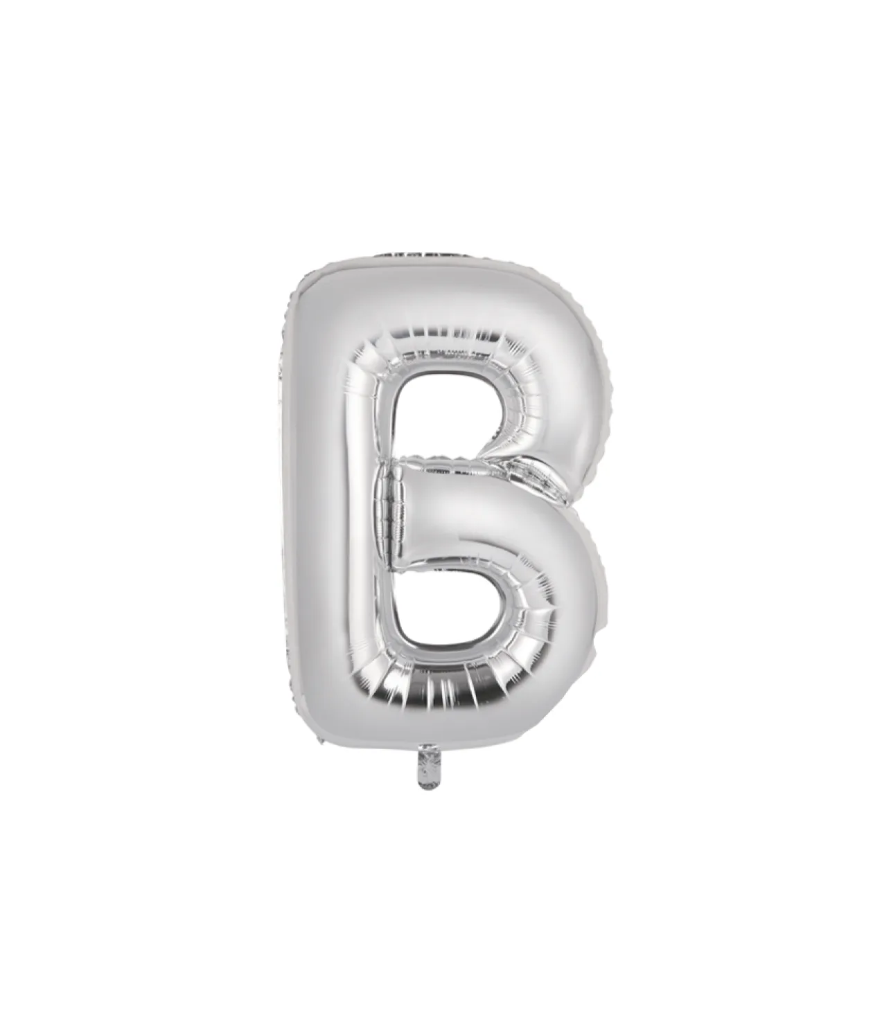 Silver Alphabet Foil Balloon Letter B