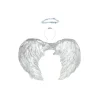 Silver Angel Wings & Headband 55cm