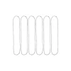 Silver Bead Necklaces 78cm 6pk