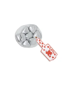 Silver Chocolate Hearts