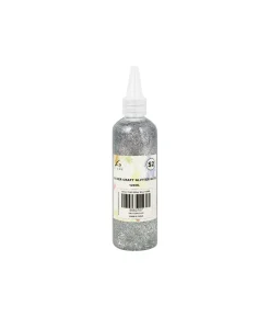 Silver Craft Glitter Glue 120ml