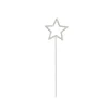 Silver Diamante Cake Topper Star
