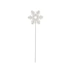Silver Diamante Cake Topper Snowflake