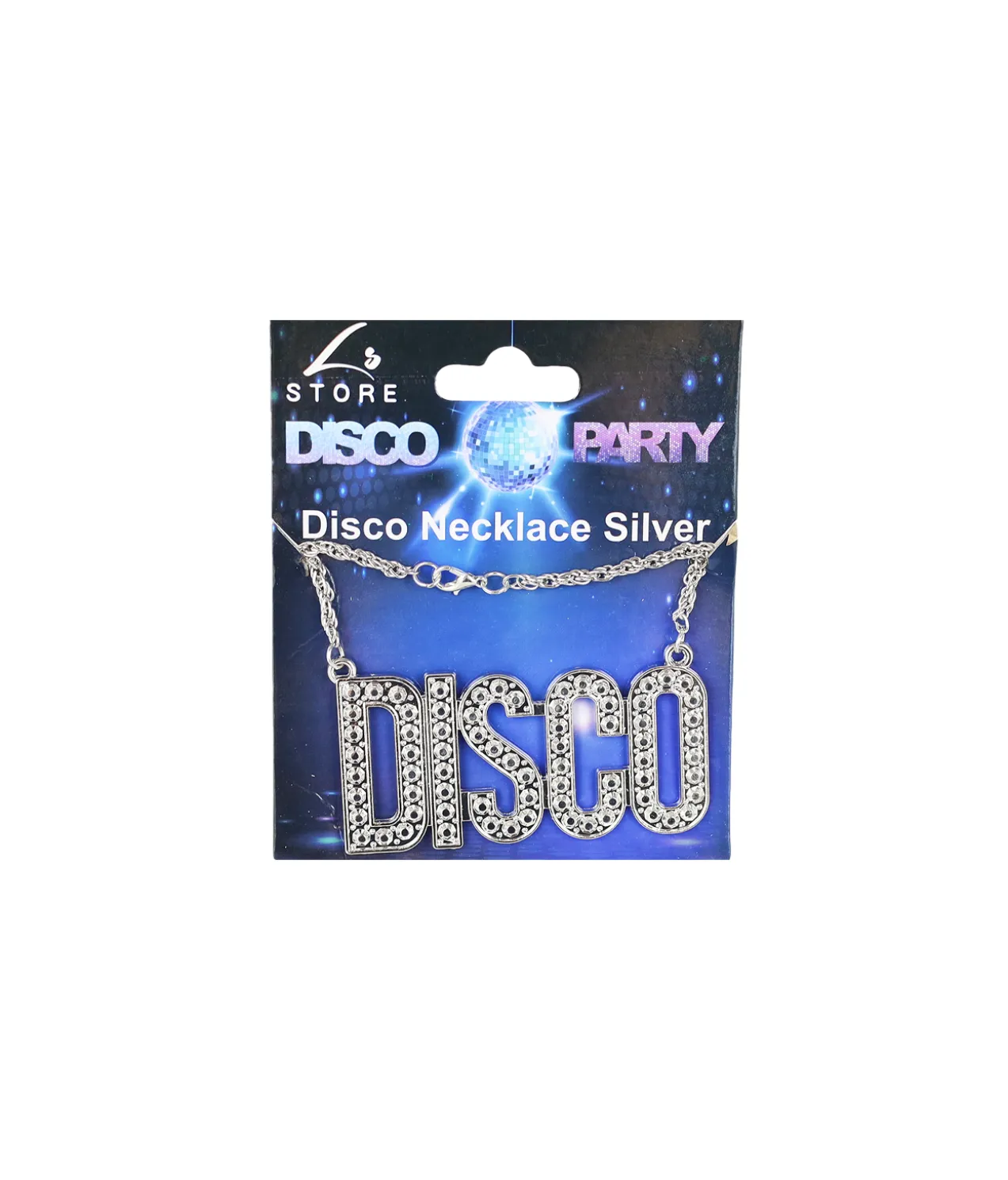 Silver Disco Necklace