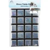 Silver Disco Tablecover 270x100cm