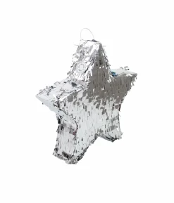 Silver Foil Star Pinata