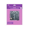 Silver Glitter Circle Garland 3pk