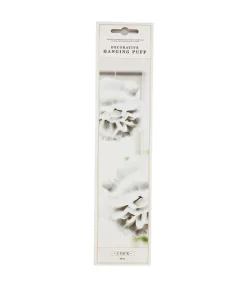 Silver Hanging Puff 2pk