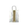 Silver Matte Medium Paper Bags 27cm 3pk