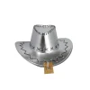 Silver Metallic Cowboy Hat