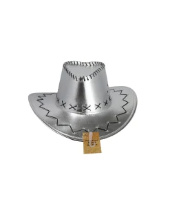 Silver Metallic Cowboy Hat