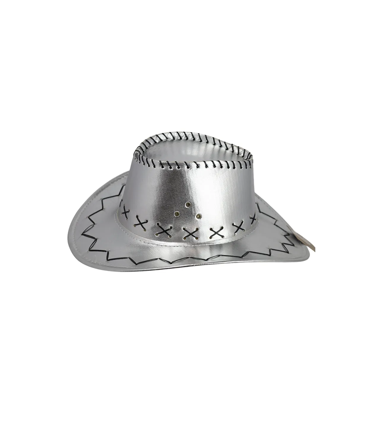 Silver Metallic Cowboy Hat
