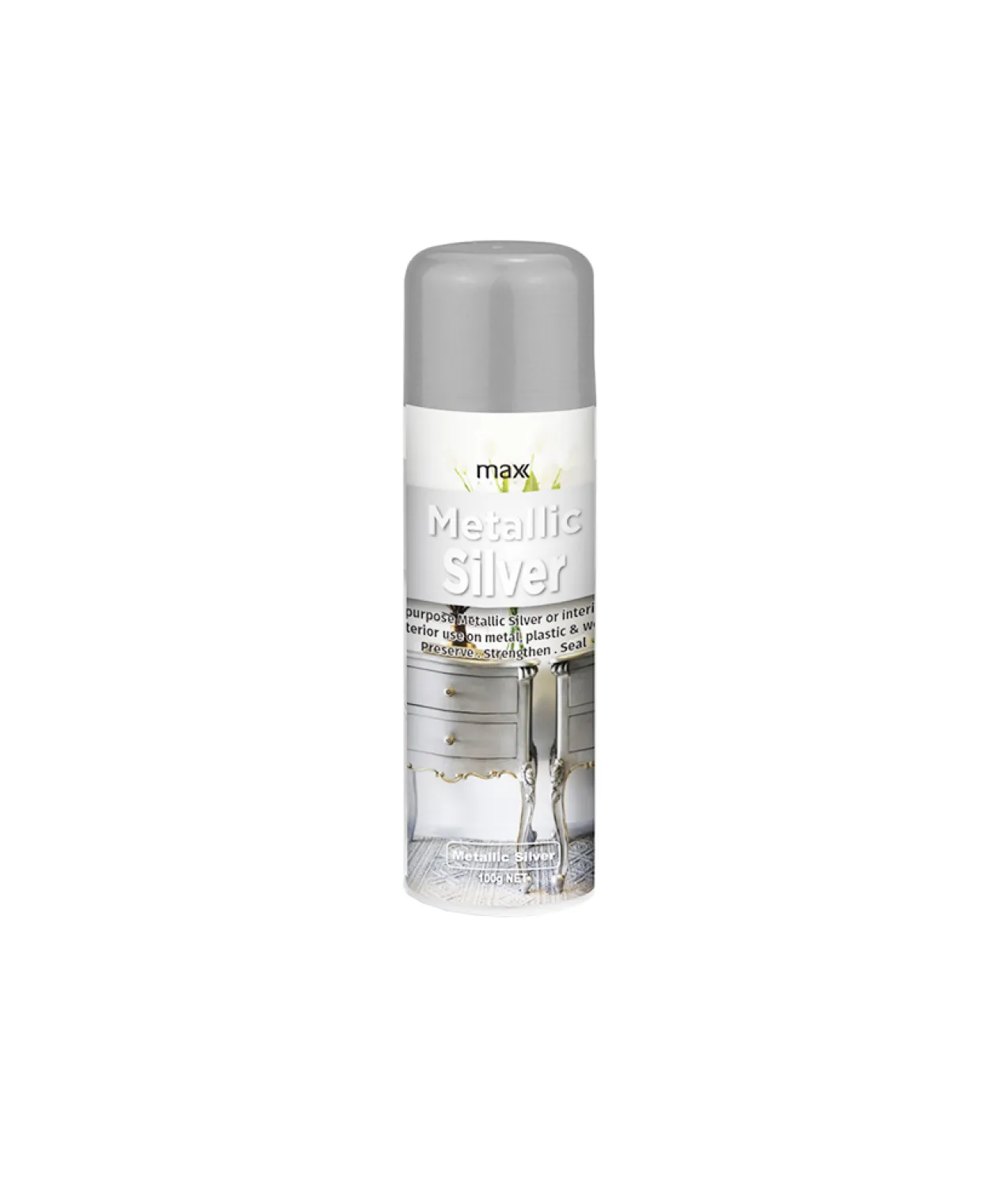 Silver Metallic Spray Paint 100ml