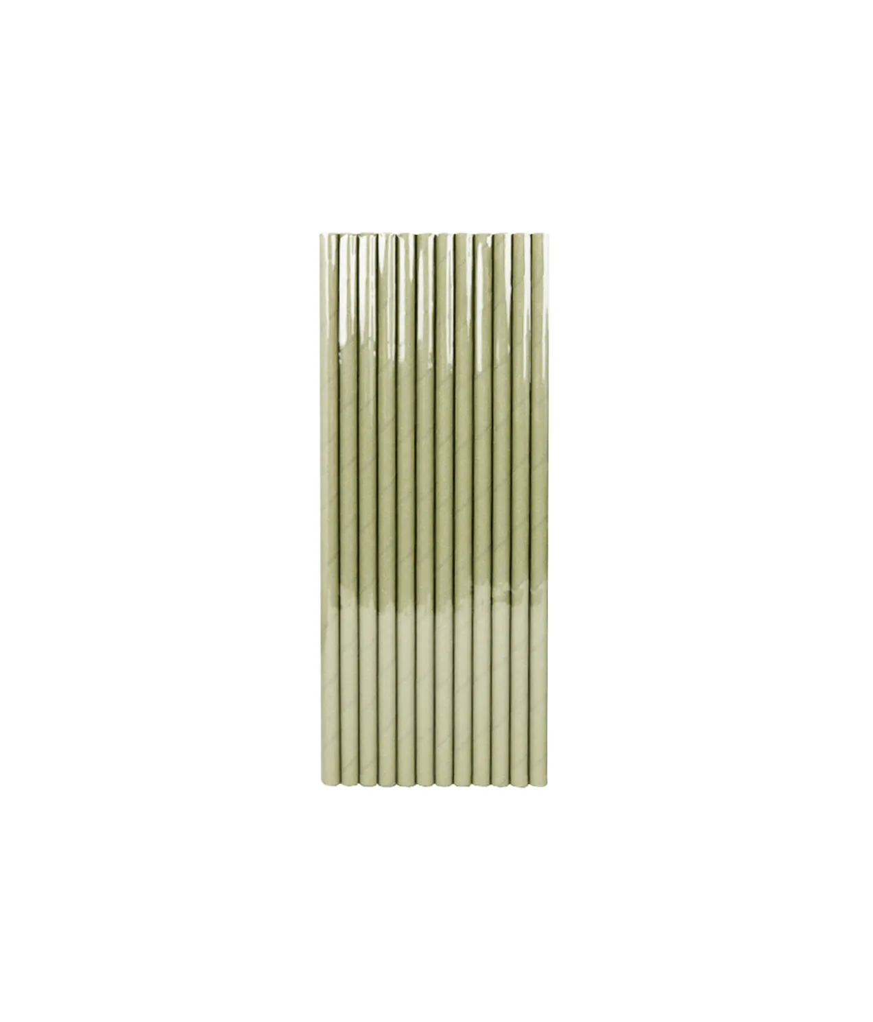 Silver Paper Straws 25pk