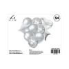 Silver Party Balloons Assorted 10pc