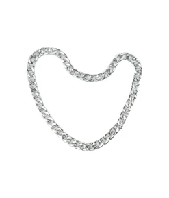 Silver Plastic Chain Necklace