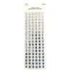 Silver Rhinestone Stickers 108pc