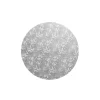 Silver Round Masonite Cake Board 8in