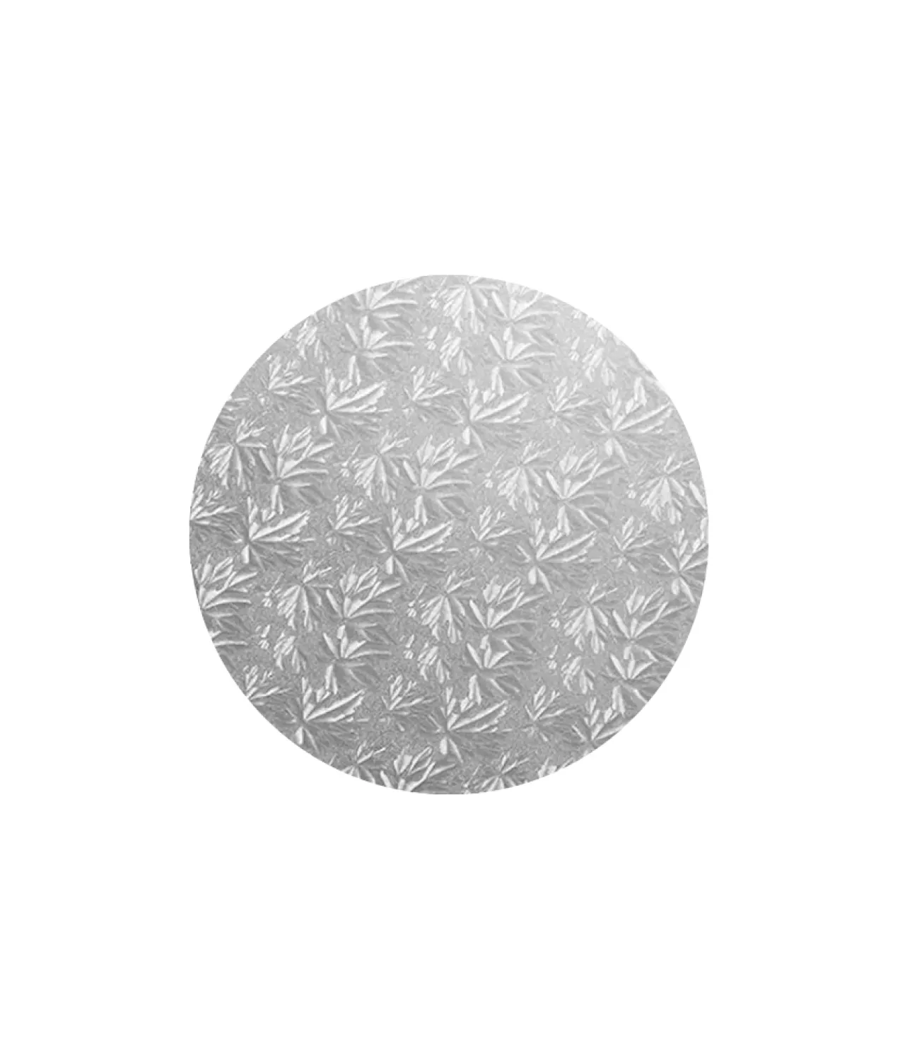 Silver Round Masonite Cake Board 8in