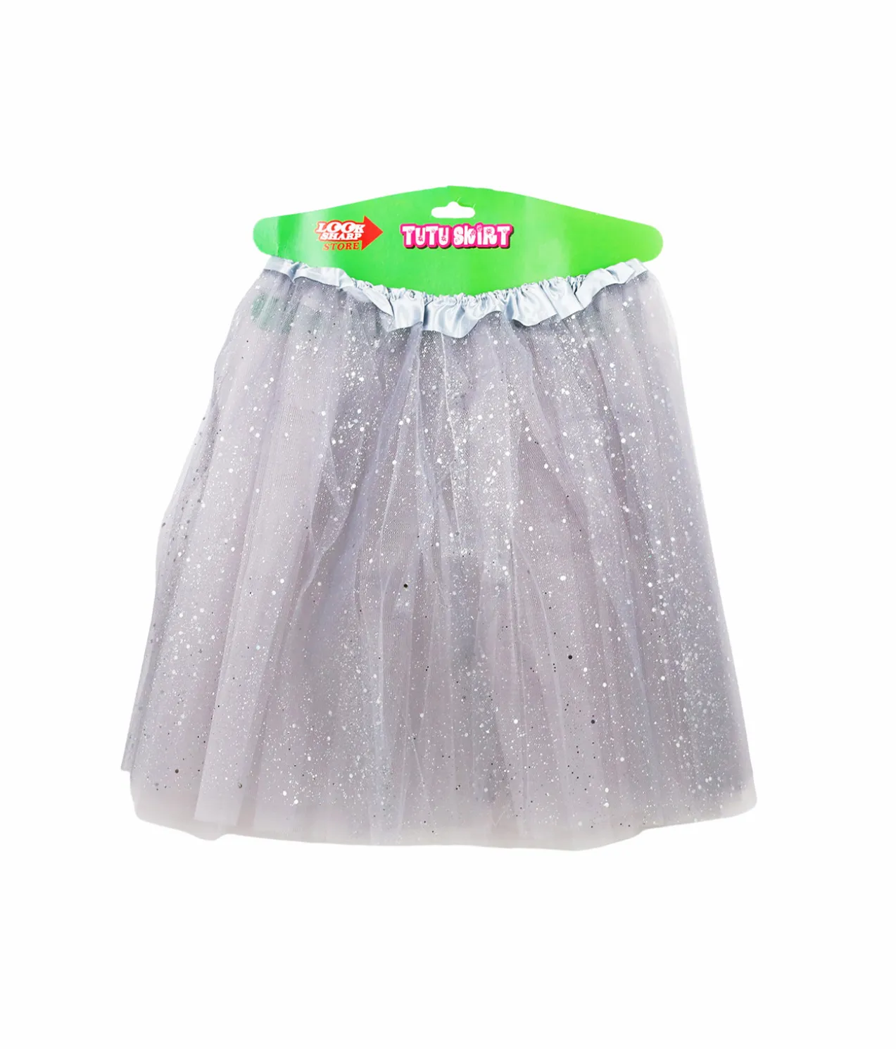 Silver Sequin Adult Tutu 40cm