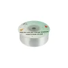 Silver Solid Colour Satin Ribbon 2.5cm