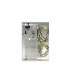 Silver Wire Cool White Seed Lights 30 LED