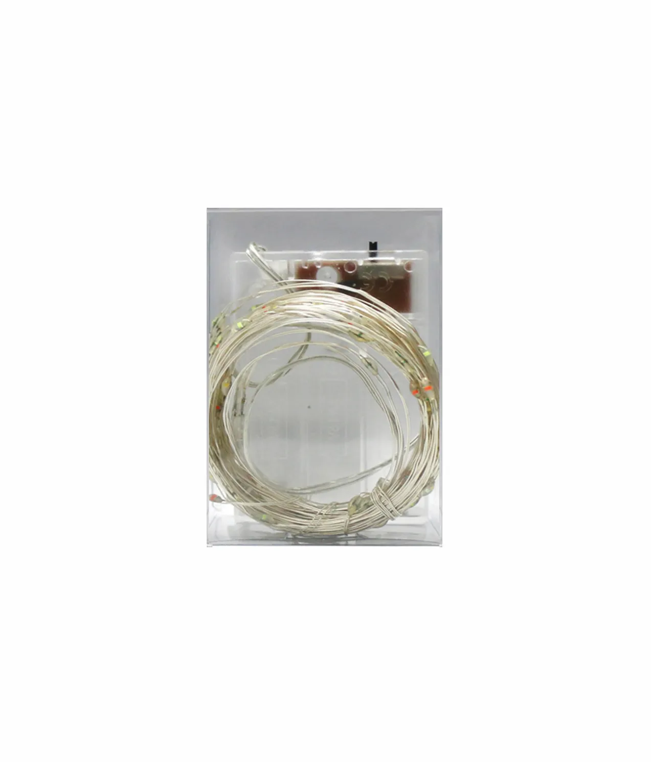 Silver Wire Multi Colour Seed Lights 100 LED