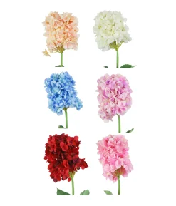 Single Hydrangea Assorted 81cm
