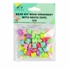 Small Bear DIY Bead Ornament With White Rope 30g