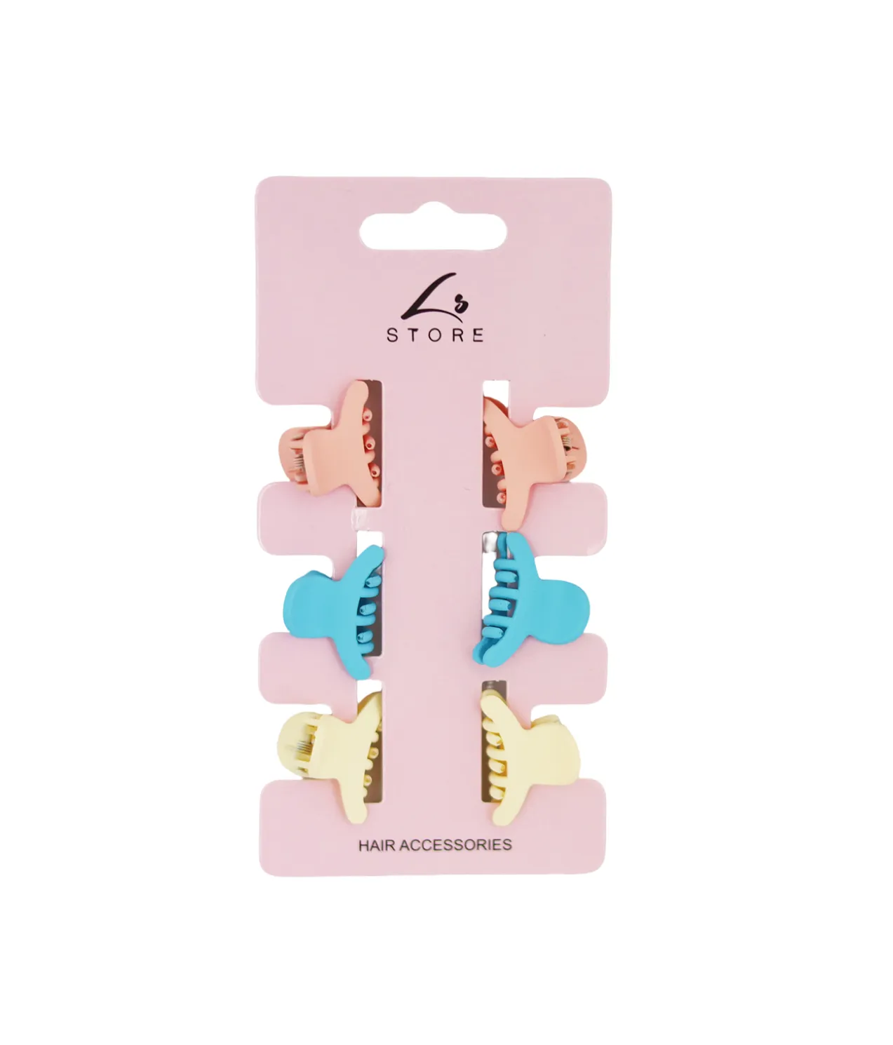 Small Claw Clip Set 6pk