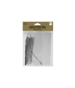 Small Plastic Treat Bag With Twist 30pc