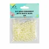 Small White Pearl DIY Bead Ornament With White Rope 30g