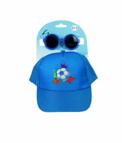 Soccer Cap And Glasses Set