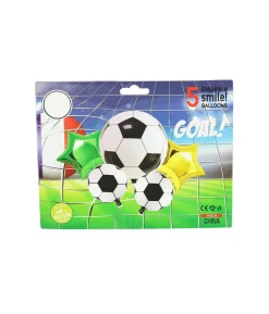 Soccer Foil Balloon 5pc
