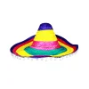 Sombrero With Pompoms 48cm