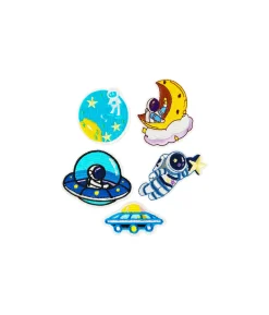 Space DIY Cloth Patch 5pc