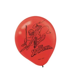 Spider-Man Latex Balloons 6pk