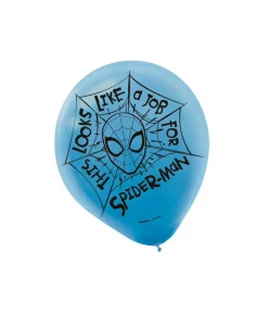 Spider-Man Latex Balloons 6pk