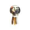 Spiral Hair Ties Metallic 4pk