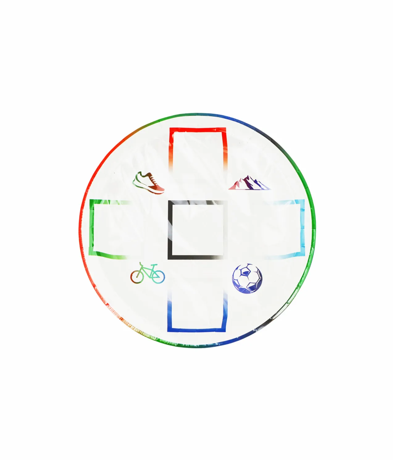 Sports Image Paper Plates 16pc 9in