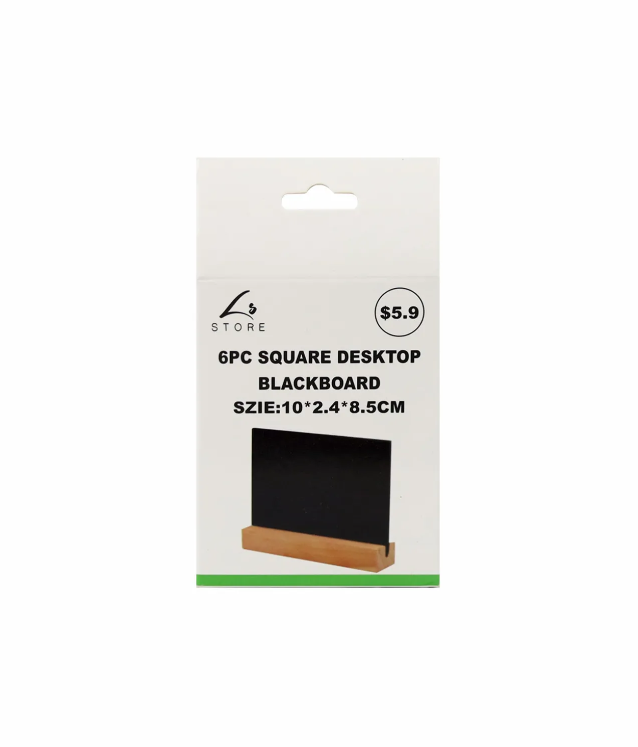 Square Desktop Blackboard 10×2.4×8.5cm 6pc