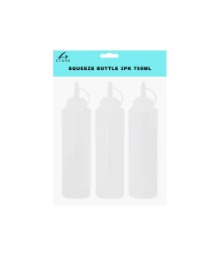 Squeeze Bottle 750ml 3pc