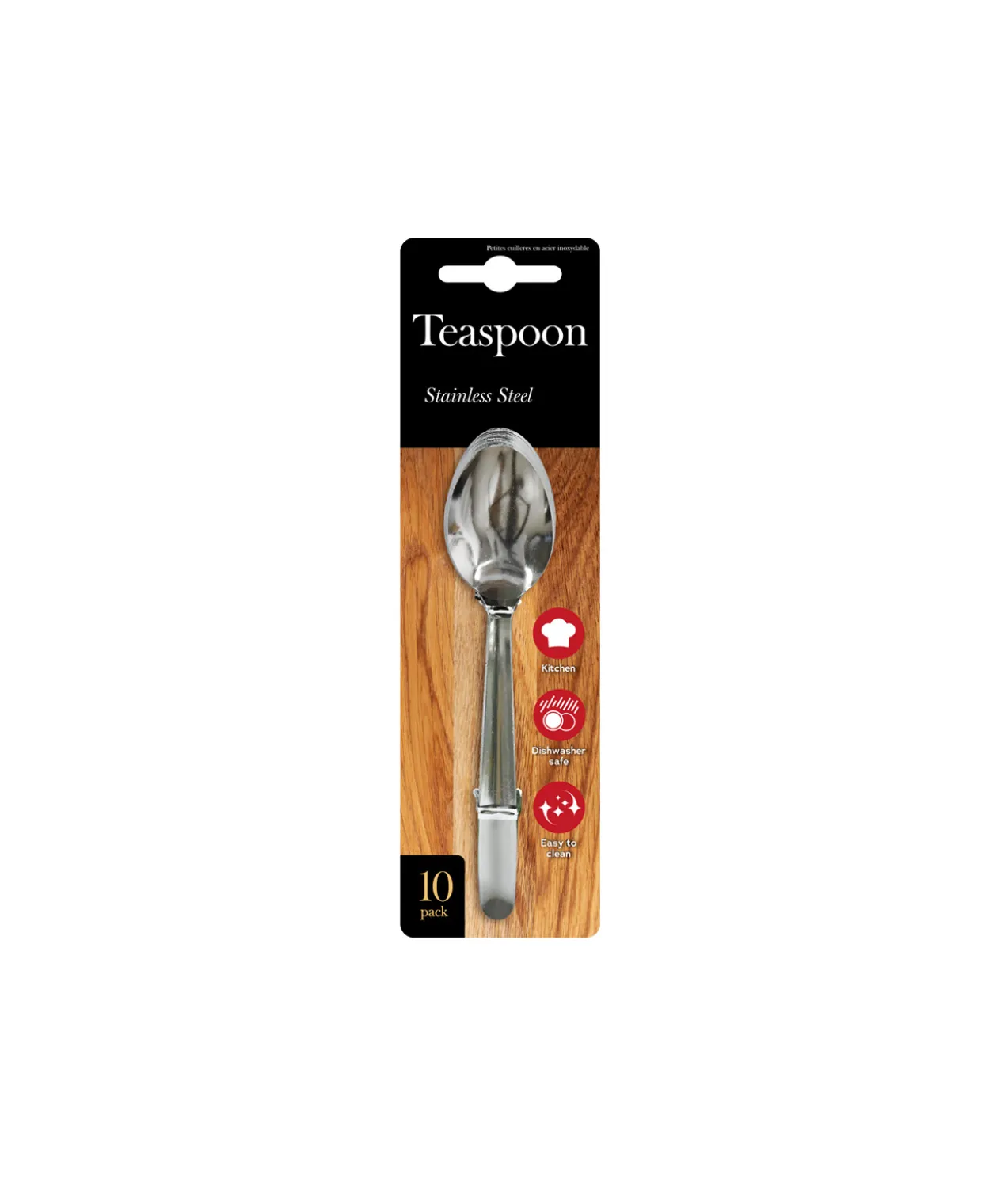 Stainless Steel Teaspoons 10pk