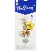 Star Foil Balloons Table Stand Kit 11pc