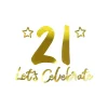 21st Let’s Celebrate Banner 1m