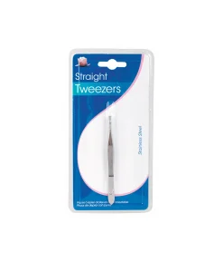 Straight Stainless Steel Tweezers