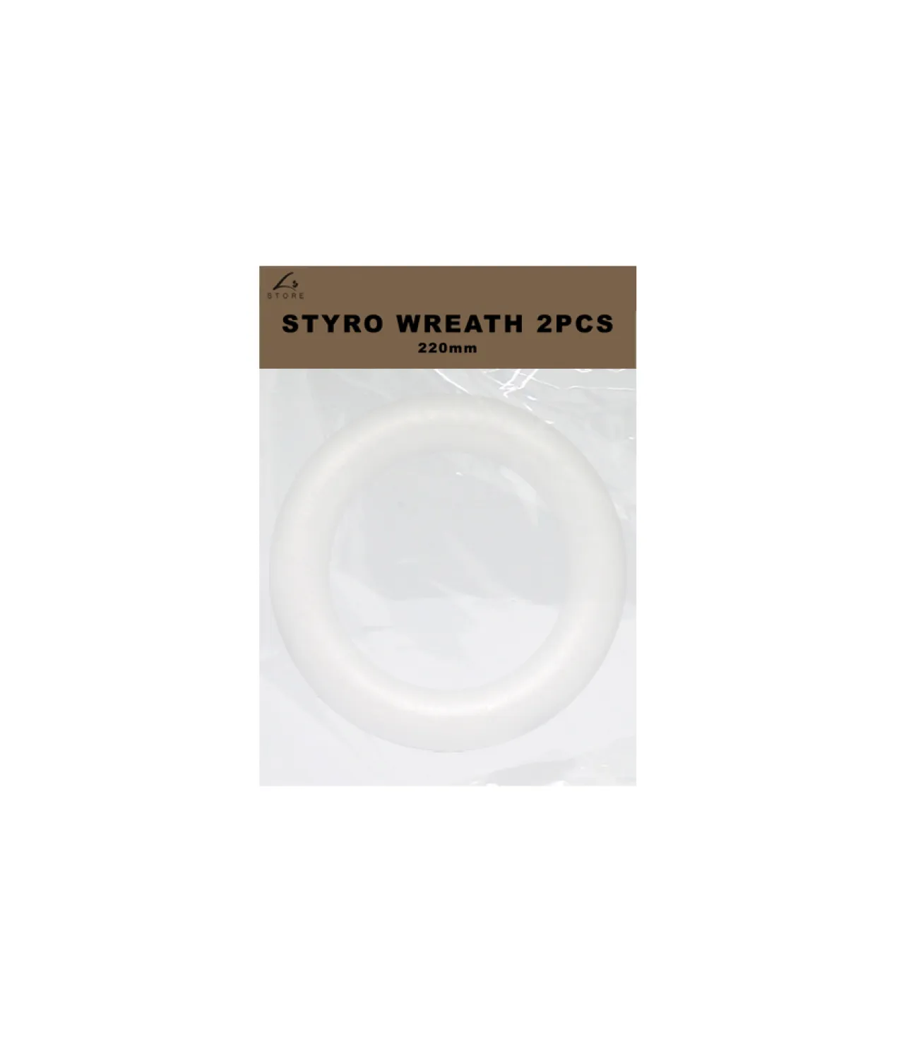 Styrofoam Wreath 220mm