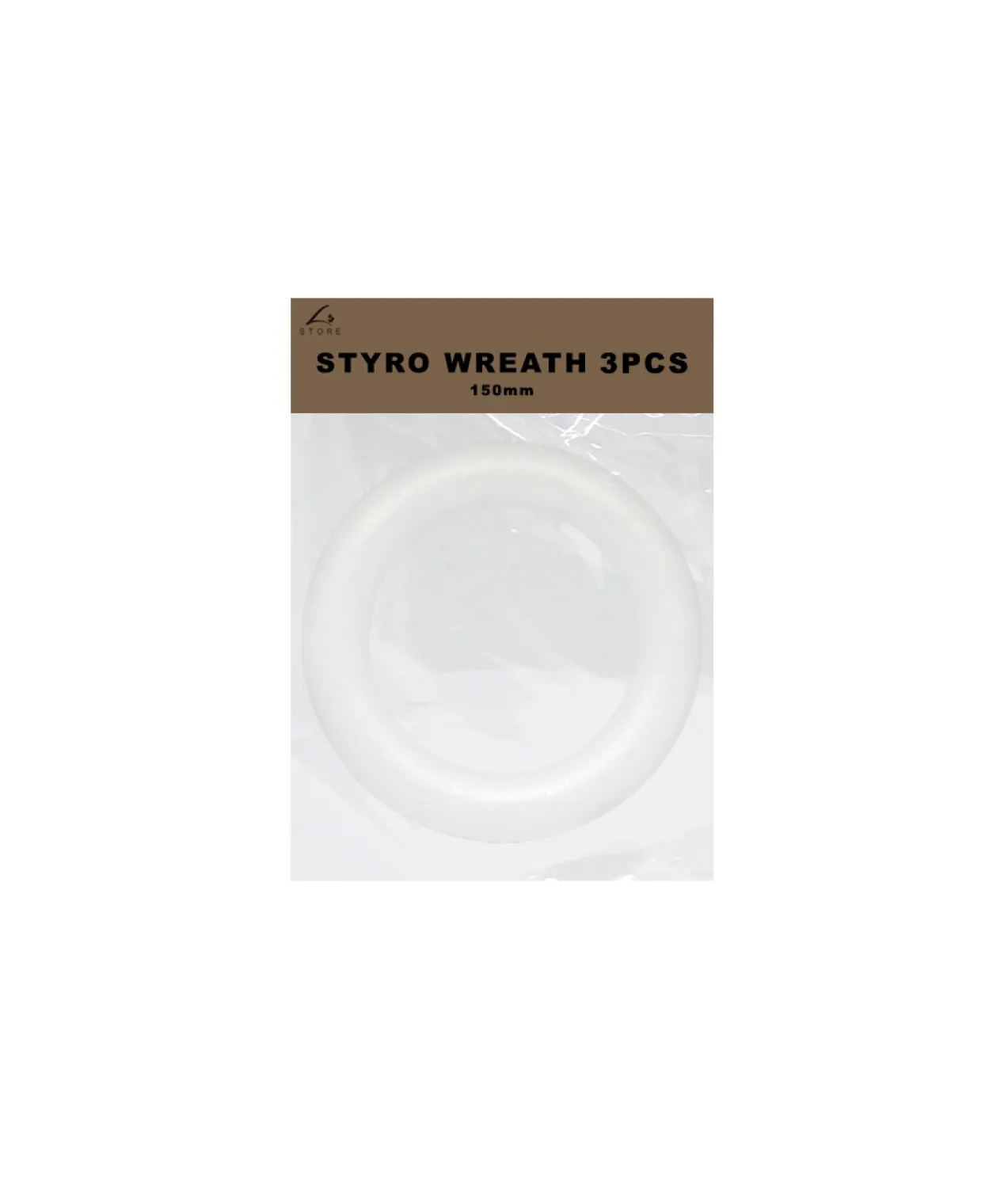 Styrofoam Wreath 150mm
