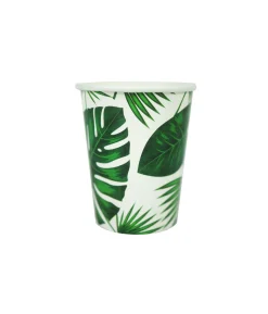 Summer Leaf Paper Cups 9oz 20pc