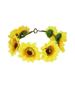 Sunflower Crown With Leafs